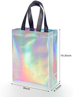 BLEWINDZ 100 Medium Reusable Gift Bags with Handles - Ideal Party Favors & Shopping Bags (10 Colors) - Image 4