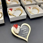 Wedding Favor Guest Bulk Magnet Gold Heart, Sets of Party Favors, Gold Heart Acrylic Bridal Shower Favors, Party Favor for Attendee (Silver Heart Magnet, Set of 20) - Image 7