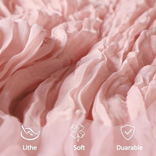 12 Pack 23 x 120 Inch Blush Pink Table Runner 10Ft Cheesecloth - Image 5