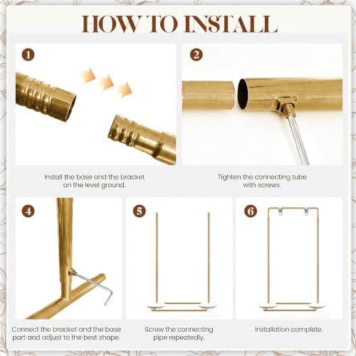 Gold Wedding Welcome Sign Stand Display Easel Stand - Image 4