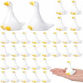 Deekin 50 Pcs Rubber Goose 2 Inch One Silly Goose Party Favors Bulk Silly Geese with Raised Wings for Party Baby Shower Birthday Cake Topper Gifts Fillers Decoration by DEEKIN