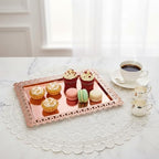 8 Pcs Cake Stands Set Metal Dessert Table Display Tiered Cupcake Holder Candy Donut Fruit Plate Cake Serving Tray Candlestick Display Treats Serving Tower for Wedding Birthday Party Decor (Rose Gold) - Image 7