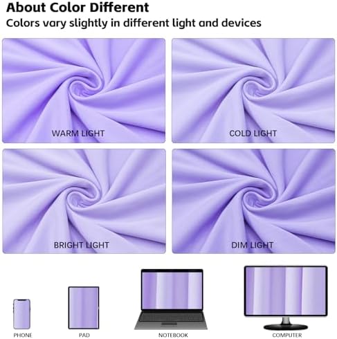 10x10ft Wrinkle Free Lavender Backdrop Curtain for Parties Soft Fabric Drapes Wedding Curtain Backdrop for Birthday Party Decorations Background for Photography 5x10ft,2 Panels - Image 7