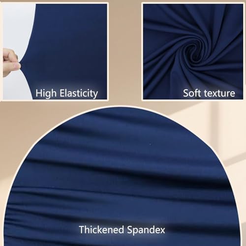 Navy Blue Arch Cover 7.2ft 6.6ft 6ft Spandex Arch Backdrop Cover Set of 3 - Image 7