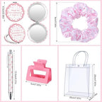 Boao 6 Set Pink Bow Baby Shower Game Prizes Gifts for Winners Guests Favors - Image 3