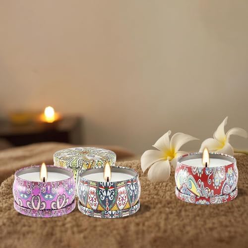 YOROXRG 24Pack Scented Candles,Soy Wax Jar Candles,Aromatherapy Candles for Home 2.5 OZ Scented Candles for Mom for Christmas Candles, Birthday, Thanksgiving, Mother's Day,Valentine'sDay - Image 4