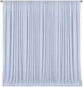 10 x 7 Feet Purple Gray Backdrop Curtain for Partie, Background Curtains for Photoshoot, Birthday, Wedding, Halloween, Thanksgiving, Christmas Day, New Year Party Decorations 5Ft x 7Ft, 2 Panels by ZEBMOON