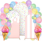 Foilswirl 34 Pcs Ice Cream Arch Backdrop Covers, Ice Cream Party Decoration by Foilswirl