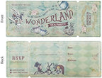 Summer-Ray 24 sets Vintage Alice in the Wonderland Tea Party Invitation with Sleeve Holder - Image 2