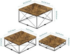 ELITEROO Buffet Risers and Stands, Square Display Risers, Wood Food Riser - Image 5