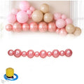 Garland Balloons Reusable, PVC Party Decor Arch Kit，10balls-Rose pink by Unknown