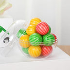 Nitial 60 Pcs Rosh Hashanah Plastic Apple Container Candy Boxes, Clear - Image 5