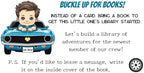 Classic Boy Blue Race Car Baby Shower Invitation Bundle: 20 Fill-In Invitations, Baby Book & Diaper Raffle Tickets - Image 3