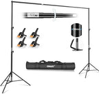 EMART 10x10Ft Heavy Duty Backdrop Stand, Adjustable Banner Stand for Party by EMART