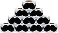 Black Mustache Stickers Moustache Party,Baby Shower,Little Man Themed Party,Father's Day,Bow tie Party Label 80×40 mm-200 Per Roll (10 Rolls) by hylabelest