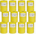 Expo International Decorative Matte Tulle, Roll/Spool of 6” X 100 Yards, Lightweight Polyester Tulle Fabric for Tutus, Costumes, and Party Decorations, Washable, Easy-to-Use, Pack of 12, Yellow by ExpoInternational