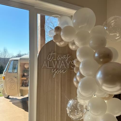 Super Large It was always you neon sign, neon name sign, wedding backdrop, wedding decor, above bed neon sign, neon wedding sign, custom neon sign Size:25inches - Image 5