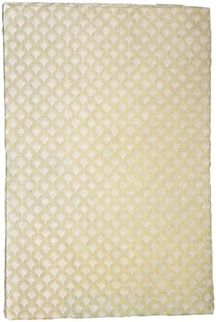 Kathmandu Valley Co. Handmade Lokta Decorative Wrapping Paper, Golden Fan - Image 2