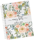 Personalized Baby Journal - Hardcover First Year Album Customized with Baby’s Name - Prompted Baby Memory Book (Peach Floral) by Unknown