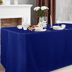 Obstal 2 Pack Table Clothes for 6 Foot Rectangle Tables, Royal Blue - Image 2