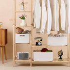MiniArk Large Storage Baskets for Shelves, 17 x 13 x 7.5” Closet Organizers Bins for Clothes Blanket Towels, Baby Nursery, Toy Baskets Box, Woven Rope Baskets, 2 Packs Off White - Image 3