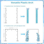 Square Arch Stand Detachable Lightweight Balloon Arch Kit - Image 4