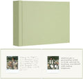 Vienrose Wedding Guest Book Journal for Polaroid, Wedding Registry Must Haves Things with 32 Blank Pages and Thick Paper, Linen Photo Album for Memory, Graduation, Dusty Sage Green by Vienrose