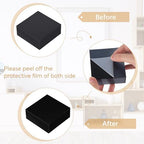 Geelin 6 Pcs Acrylic Risers Cube Stands, Black, 3 to 8 Inch, Square - Image 4