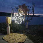Large Will You Marry Me? Neon Sign - Custom Wedding Neon Sign LED Light Home Wall Decor - Personalized Gift - Size: 23x17.5inches - Image 2