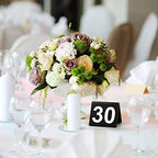 Tuanse 100 Pcs Acrylic Table Numbers, 1-100 Table Tent Cards 2.5x2x1.6 Inch - Image 5