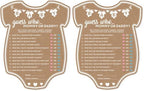 Party Hearty Baby Shower Games, Guess Who Mommy or Daddy - Kraft Onesie (Pack of 2) by PartyHearty