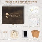 Baby Keepsake Box Wooden with 6 Additional Items - Image 5