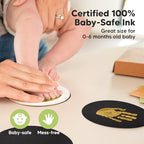 KeaBabies Inkless Hand and Footprint Kit and First 5 Years Baby Memory Book Journal - Ink Pad for Baby Hand and Foot Prints - 90 Pages Hardcover First Year Keepsake Milestone Book for Boys, Girls - Image 4