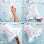WILLBOND 20 Pcs Paper Wedding Bells Hanging Honeycomb 12 Inch,White - Image 3