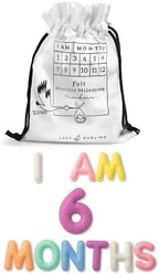 Lucy Darling Felt Baby Monthly Milestone Numbers – Signs & Photo Props – Soft Letters & Numbers for Baby Announcement, Newborn Photography – Pastel - Image 5