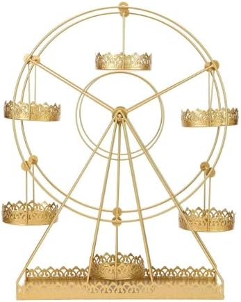 Efavormart 2 Sets of Large Metallic Gold Bird Cage Wedding Centerpiece Table Party Decor All Occasions - 9",13" Tall - Image 7