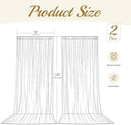 10x12ft Red Backdrop Curtains, Red for Backdrop Draping Fabric for Wedding Party Bridal Baby Shower Prom Birthday Graduation 5x12FT, 2 Panels - Image 5