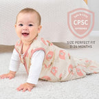 Yoofoss Baby Sleep Sack 24-36 Month 0.5TOG 100% Organic Cotton 2-Way Zipper - Image 2
