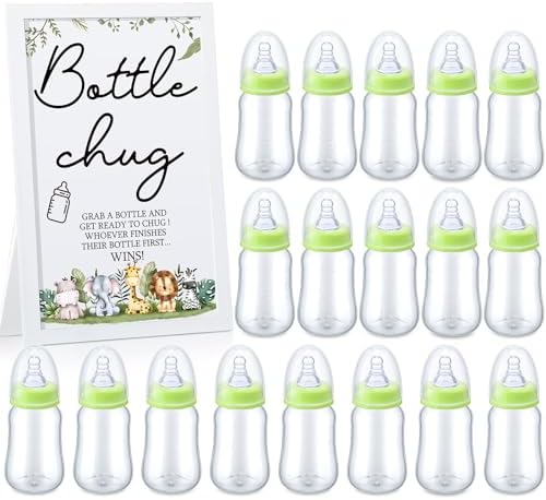 Roowest Bottle Chug Baby Shower Games Favors by Roowest