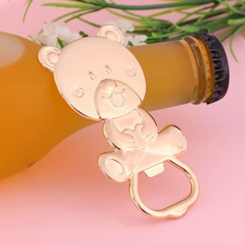 24 Pack Bear Bottle Opener Baby Shower Favors for Guest, Metal Beer Bottle Opener for Baby Shower Souvenirs/Decor/Gift Supplies,Baby Shower Party Favor (Pink, 24) - Image 5