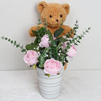 Wedding Pink Flower Table Centerpieces - 6 PCS, 10 Inches - Image 7