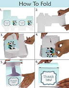 Paper Box - Mini Favor Box For Baby Shower 4x4x4 Inches Paper Gift Boxes, Candy Paper Box For Party Favors, Baby Shower Animals,Boy/Girl Theme- Pack Of 20 - Image 6