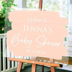 Custom Acrylic Baby Shower Welcome Sign – Personalized Colors & Sizes - Image 6