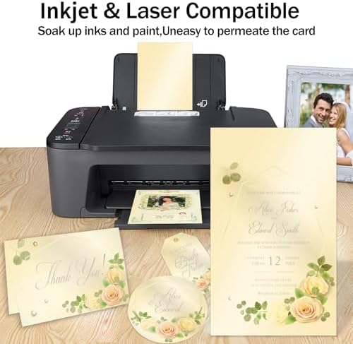 Cream Shimmer Cardstock Legal Paper 8.5x14 65 lb 100 Sheets - Image 4