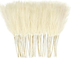 obbsie 150PCS Beige Faux Pampas Grass Decor, 21.6" Fluffy Vase Filler by ObbsieDirect