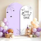 Serencatcher Halloween Spooky One Birthday Arch Cover Purple 7.2FT 6FT 2Pcs - Image 5