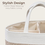 Diaper Caddy Organizer, Gift Basket for Baby Shower, Newborn Essentials - Image 5
