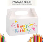 LOKQING 30PACK Party Favor Boxes Treat Boxes Gable Boxes 7x3.85x3.85 Inches and 100PACK Clear Cellophane Treat Bags Cookie bags 9x4 Inches - Image 7