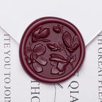 UNIQOOO 50 Pack Pre-Folded Burgundy Floral Vellum Jackets&UNIQOOO Wax Seal Stickers - 3D Magnolia - Image 6