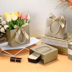EQOREIIN 50 PCS Small Gift Bags with Handles, 5.5x 2.5x4.7 Inches Mini Bag - Image 4